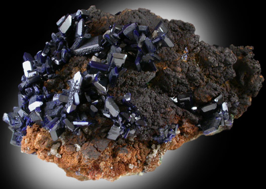 Azurite with Cerussite from Tsumeb Mine, Otavi-Bergland District, Oshikoto, Namibia