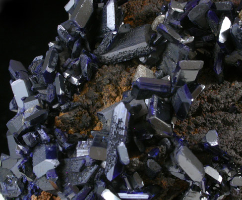 Azurite with Cerussite from Tsumeb Mine, Otavi-Bergland District, Oshikoto, Namibia