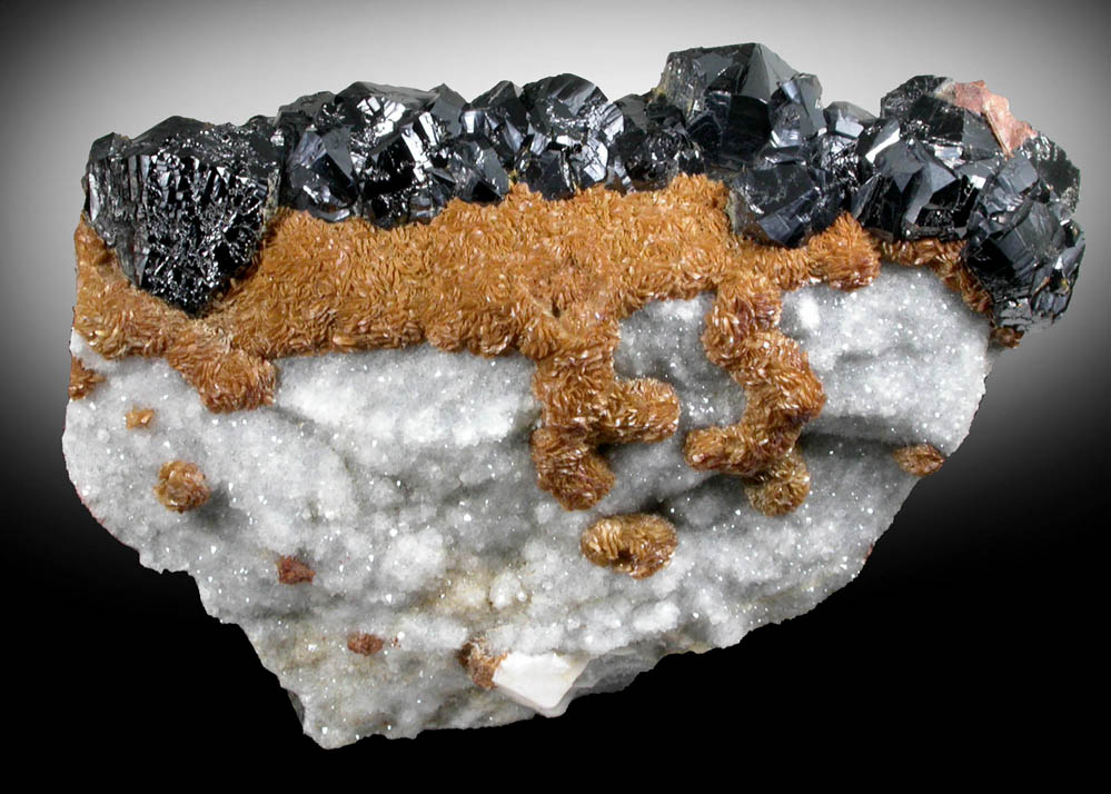 Sphalerite and Siderite from Smallcleugh Mine, Nenthead, Alston Moor, Cumbria, England