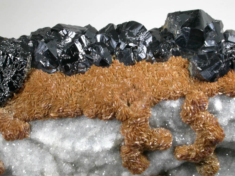 Sphalerite and Siderite from Smallcleugh Mine, Nenthead, Alston Moor, Cumbria, England