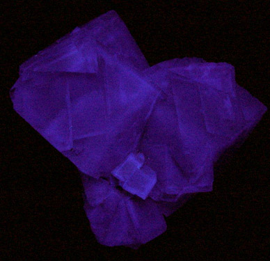 Fluorite (twinned crystals) from Heights Mine, Westgate, Weardale District, County Durham, England
