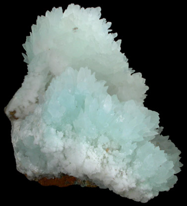 Aragonite var. Cuprian from Lavrion (Laurium) Mining District, Attica Peninsula, Greece