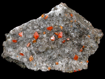 Wulfenite from Red Cloud Mine, Silver District, La Paz County, Arizona