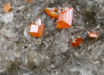 Wulfenite from Red Cloud Mine, Silver District, La Paz County, Arizona