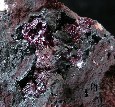 Cuprite from Copper Queen Mine, Bisbee, Warren District, Cochise County, Arizona