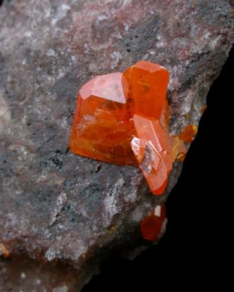 Wulfenite from Red Cloud Mine, Silver District, La Paz County, Arizona