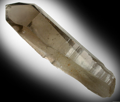 Quartz var. Smoky (irradiated) from Coleman Mine, Garland County, Arkansas