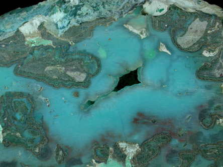 Chrysocolla from Old Dominion Mine, Globe-Miami District, Gila County, Arizona