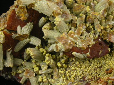 Pyromorphite from Mine des Farges, Ussel, Corrze, France