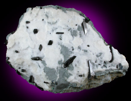 Neptunite and Natrolite from Benitoite Gem Mine, San Benito County, California