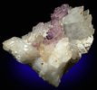 Fluorite on Calcite from Central Kentucky Fluorspar District, Danville, Boyle County, Kentucky