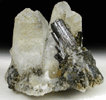 Huebnerite and Quartz from Huallapon Mine, Pasto Bueno, Ancash Province, Peru