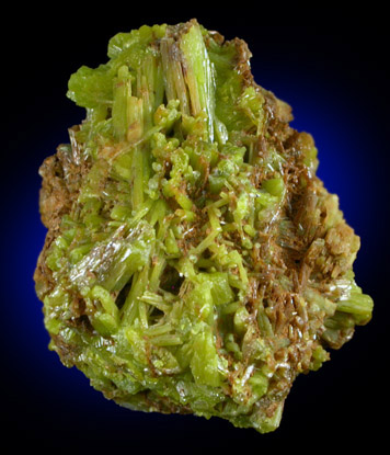 Pyromorphite from Roughton Gill Mine, Caldbeck Fells, Cumbria, England