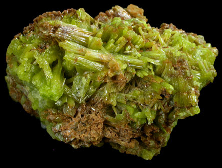 Pyromorphite from Roughton Gill Mine, Caldbeck Fells, Cumbria, England