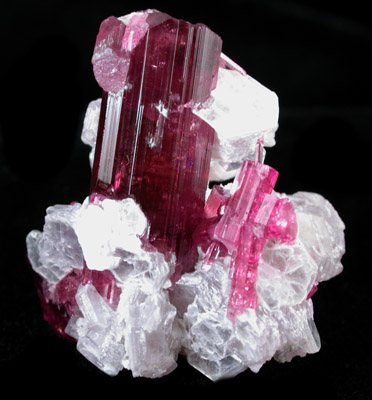 Elbaite var. Rubellite Tourmaline with Lepidolite from Jonas Mine, Conselheiro Pena, Minas Gerais, Brazil