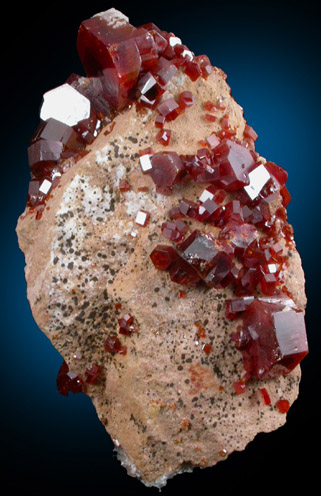 Vanadinite from Mibladen, Haute Moulouya Basin, Zeida-Aouli-Mibladen belt, Midelt Province, Morocco