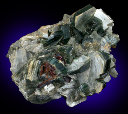 Rutile on Muscovite from Shelby, Cleveland County, North Carolina