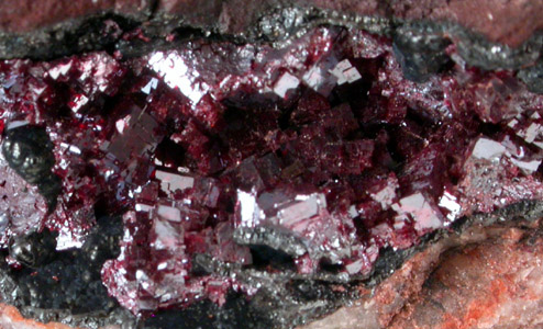 Cuprite from Copper Queen Mine, Bisbee, Warren District, Cochise County, Arizona