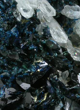 Lazulite with Quartz from Crosscut Creek (Km 32), 70 km northwest of Aklavik, Yukon, Canada