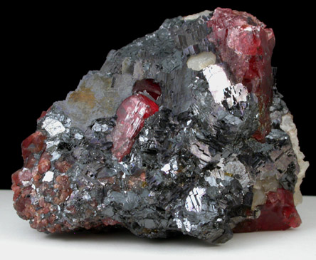 Rhodonite in Galena from Broken Hill, New South Wales, Australia