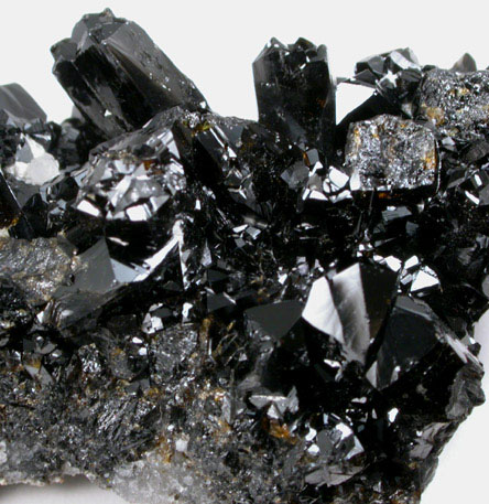 Cassiterite with Quartz from Huanuni District, Dalence Province, Oruro Department, Bolivia