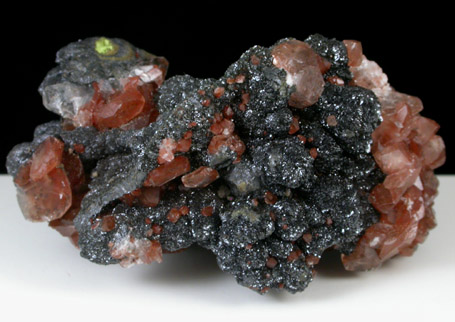 Mottramite and Calcite from Tsumeb Mine, Otavi-Bergland District, Oshikoto, Namibia