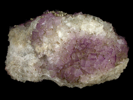 Fluorite on Barite from Central Kentucky Fluorspar District, Danville, Boyle County, Kentucky