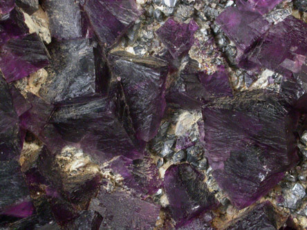 Fluorite on Sphalerite from Hill-Ledford Mine, Cave-in-Rock District, Hardin County, Illinois