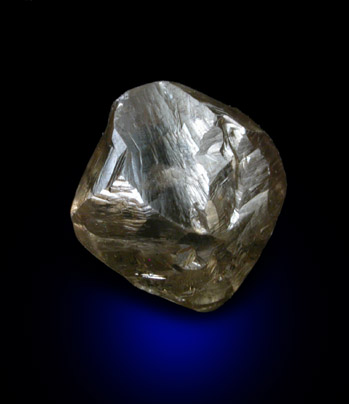 Diamond (2.66 carat dodecahedral crystal) from Northern Cape Province, South Africa