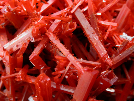 Crocoite from Adelaide Mine, Zeehan, Tasmania, Australia