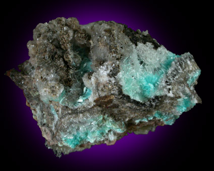 Aurichalcite from 79 Mine, Banner District, near Hayden, Gila County, Arizona