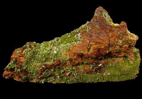 Pyromorphite from Southwest Chester County Mine, Phoenixville, Pennsylvania