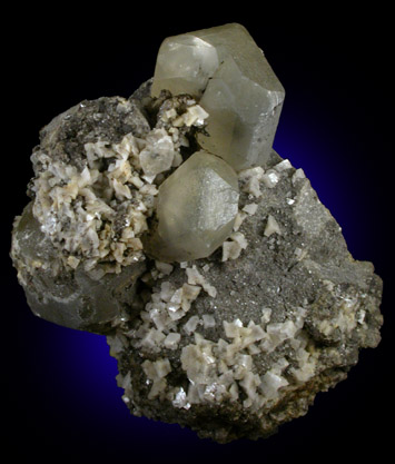 Calcite with Marcasite inclusions from Eastern Rock Products Quarry (Benchmark Quarry), St. Johnsville, Montgomery County, New York