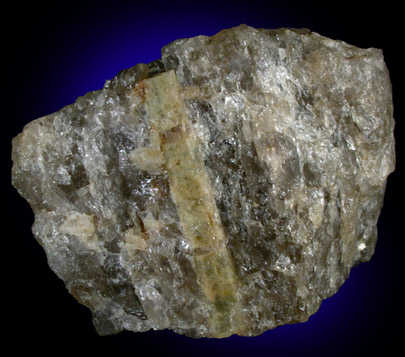 Beryl in Quartz from Leiperville, Delaware County, Pennsylvania