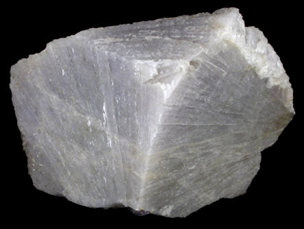 Quartz cast after Anhydrite from Prospect Park Quarry, Prospect Park, Passaic County, New Jersey
