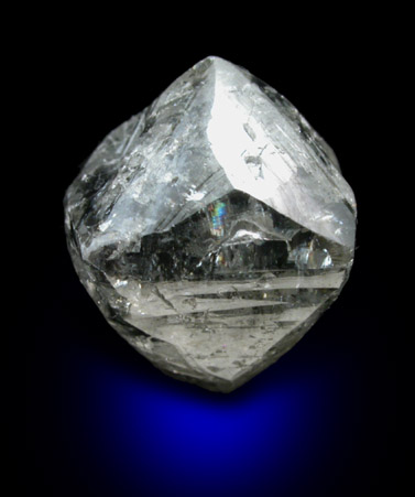 Diamond (10.42 carat octahedral crystal) from Premier Mine, Guateng Province (formerly Transvaal), South Africa
