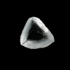 Diamond (0.73 carat macle, twinned crystal) from Free State (formerly Orange Free State), South Africa