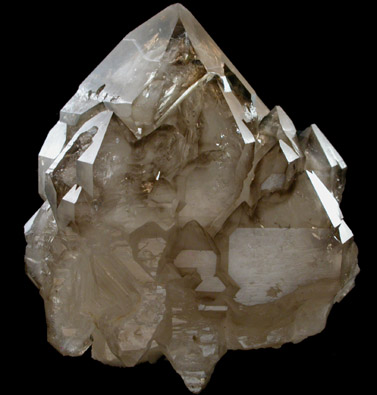 Quartz var. Smoky from Tamminen Quarry, Greenwood, Oxford County, Maine