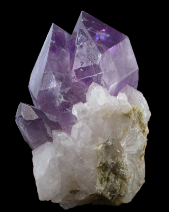 Quartz var. Amethyst from Diamond Hill, Ashaway, south of Hopkinton, Washington County, Rhode Island