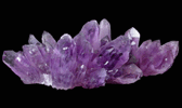 Quartz var. Amethyst from San Juan Rayas Mine, 270' level, Guanajuato, Mexico