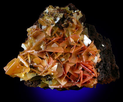 Wulfenite from Defiance Mine, Courtland-Gleeson District, Cochise County, Arizona