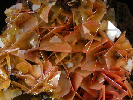 Wulfenite from Defiance Mine, Courtland-Gleeson District, Cochise County, Arizona