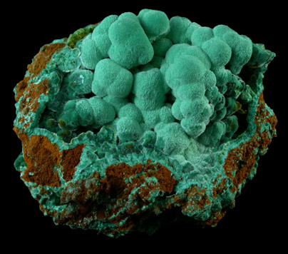 Malachite from Pioche District, Lincoln County, Nevada