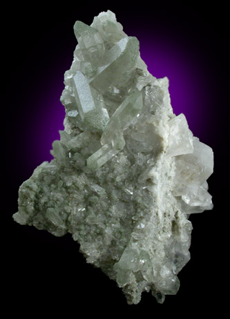 Quartz with Chlorite from Grischun (Graubnden), Switzerland