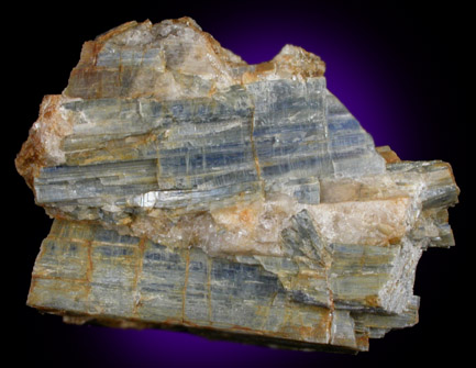 Kyanite in Quartz from Cleveland County, North Carolina