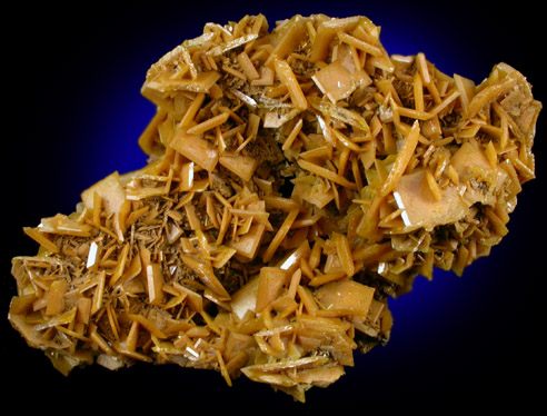 Wulfenite from Touissit Mine, 21 km SSE of Oujda, Jerada Province, Oriental, Morocco