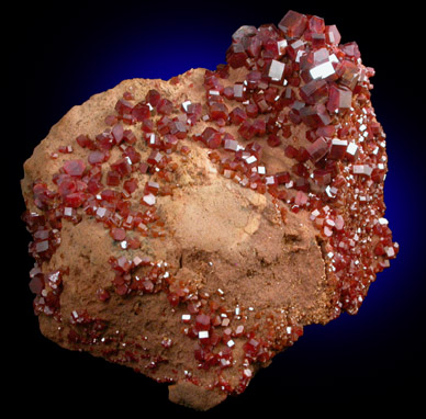 Vanadinite from Mibladen, Haute Moulouya Basin, Zeida-Aouli-Mibladen belt, Midelt Province, Morocco