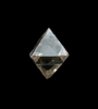 Diamond (0.51 carat octahedral crystal) from Mirny, Republic of Sakha (Yakutia), Siberia, Russia