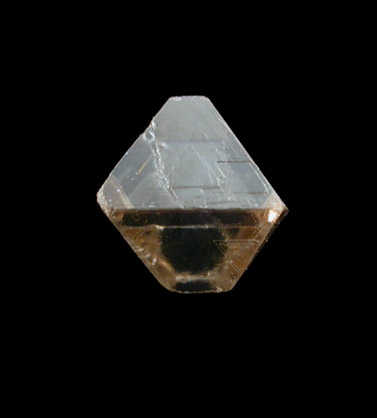 Diamond (0.49 carat octahedral crystal) from Mirny, Republic of Sakha (Yakutia), Siberia, Russia