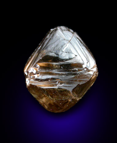 Diamond (1.83 carat octahedral crystal) from Northern Cape Province, South Africa